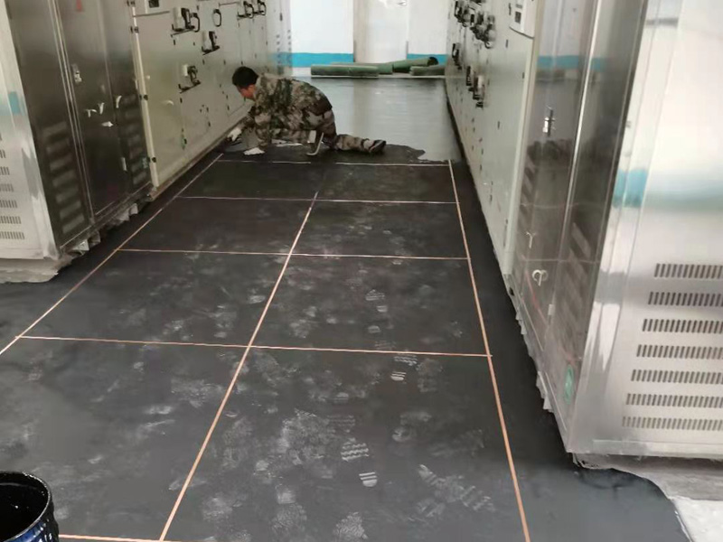 网络机房防静电环氧地坪施工