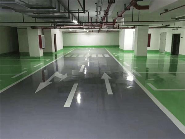 宏昱扬地坪解析环氧树脂地坪在地下停车场施工流程